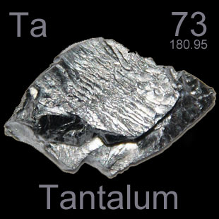 Tantalum (Ta) : Penjelasan, Sifat dan Fungsi