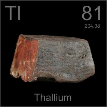 Thallium | Talium (Tl) : Unsur, Sifat, Kegunaan dan Dampak