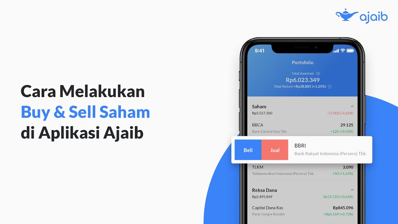 cara beli saham di Ajaib