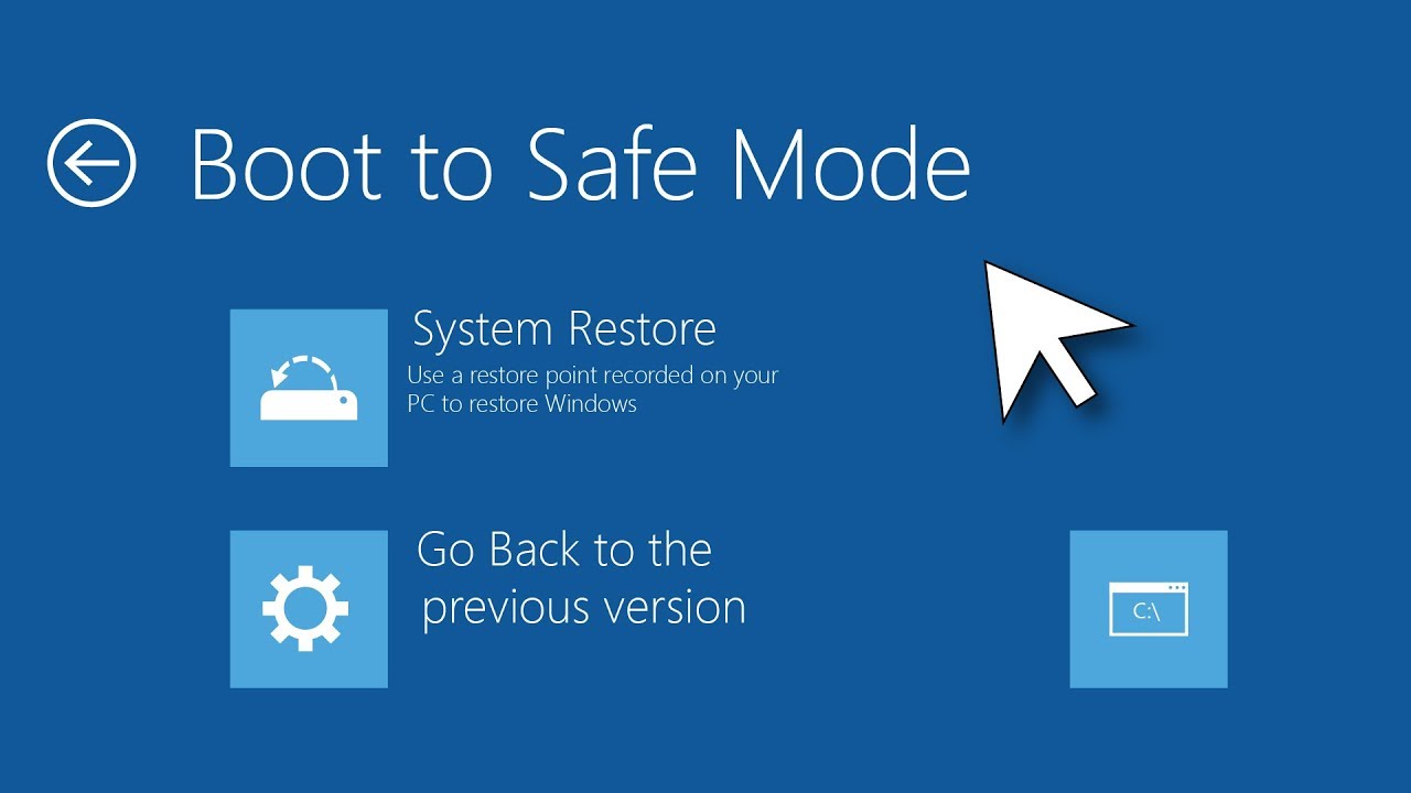 cara masuk safe mode windows 10